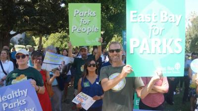 EBRPD friends at the Rally for Parks in Sacramento
