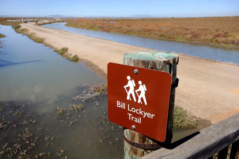 A 6.5-mile segment of the Bay Trail at Hayward Regional Shoreline is named after the former state legislator Bill Lockyer by Michael Short