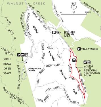 Diablo Foothills: Castle Rock Trail Loop
