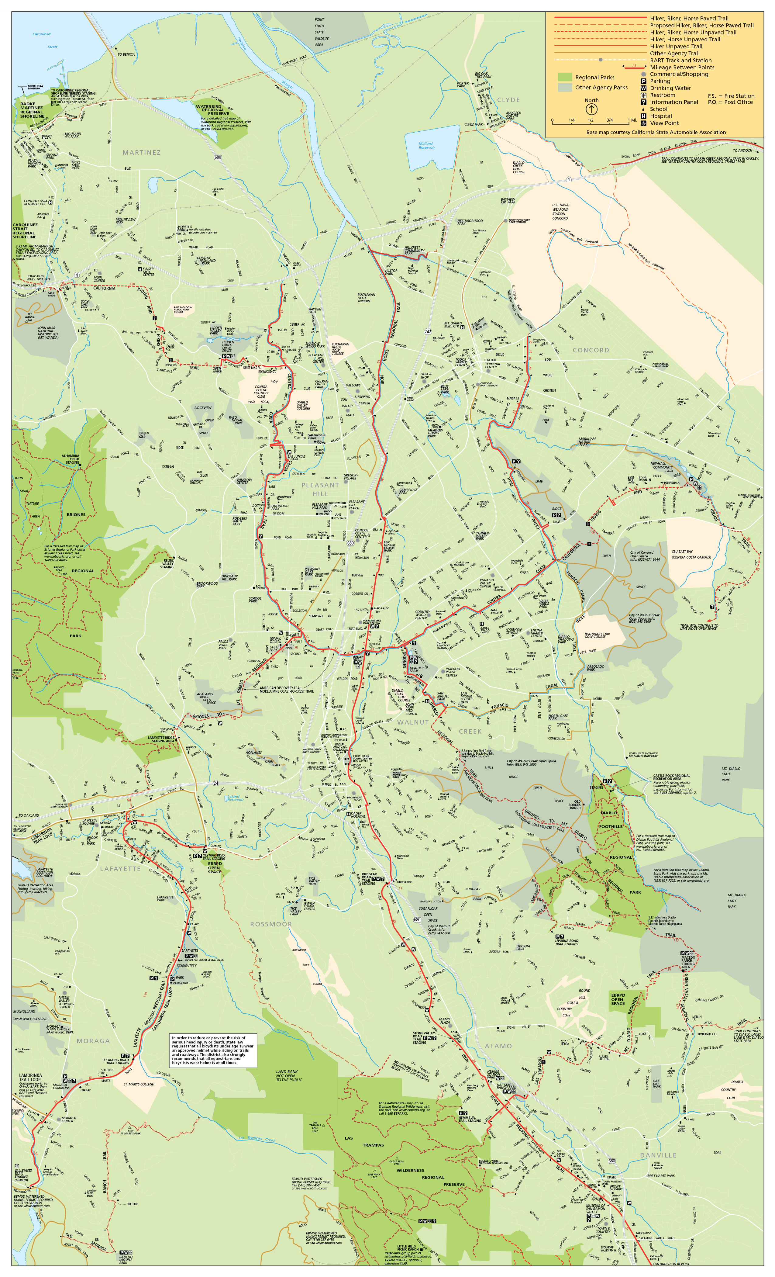 Map of North Iron Horse