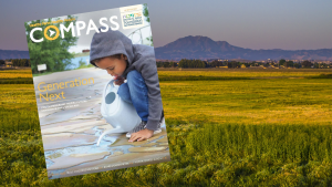Compass Winter 2023 Cover and Mt Diablo background