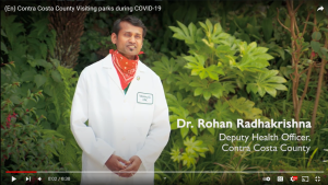 Dr. Rohan Radhakrishna, MD, Contra Costa County (English) - Visiting Parks During COVID-19