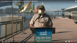 Virtual Dedication: Judge John Sutter Regional Shoreline