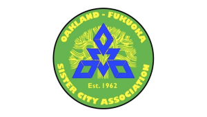 Oakland-Fukuoka Sister City Association logo