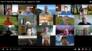 Part 3: Trail User Working Group - Aug. 21, 2020