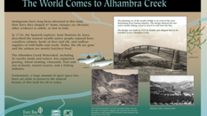 The world comes to Alhambra Creek