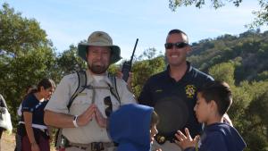 Sunol visitors with Naturalist