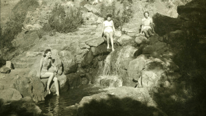 Temescal waterfall, 1941