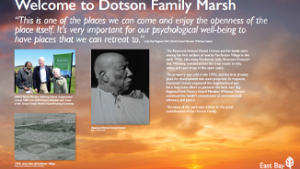 Home to Dotson Family Marsh