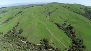 Aerial view of Wildcat Canyon Regional Park