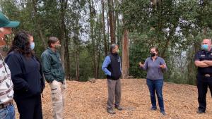 CNRA Deputy Secretary of Forest Resources Management Jessica Morse Site Visit 