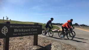 Bikers at Brickyard Cove