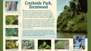 Creekside Park Interpretive Panel