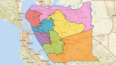 Draft Redistricting Map - March 2022