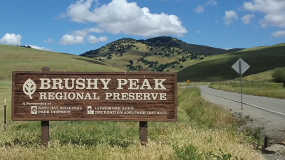 Brushy Peak Regional Preserve entrance