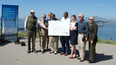 Chevron donation to EBRPD to extend SF Bay Trail to Point Molate