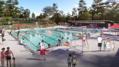 Render of the future Roberts Pool