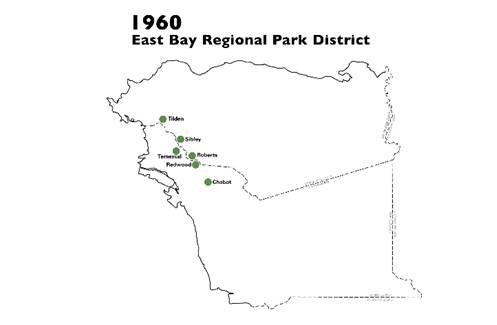 Map of Park District in 1960