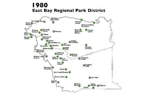 map of Park District in 1980