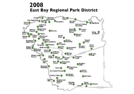 map of Park District in 2008