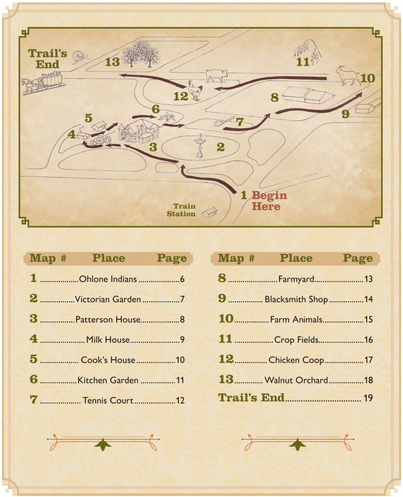 Ardenwood historic tour map