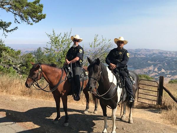 Two Mounted Patrol Officers