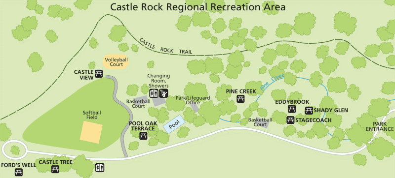 Castle Rock Regional Recreation Area Map
