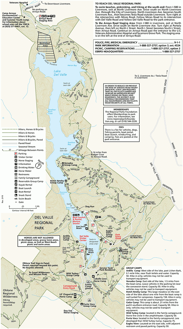 Del Valle map