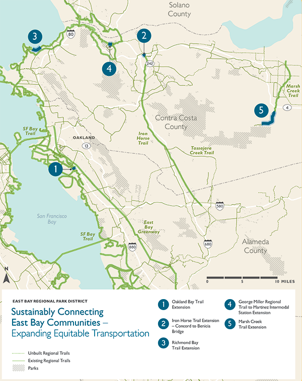 Equitable Transportation Projects Map