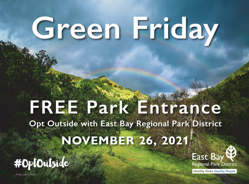 Green Friday free park entrance November 26, 2021