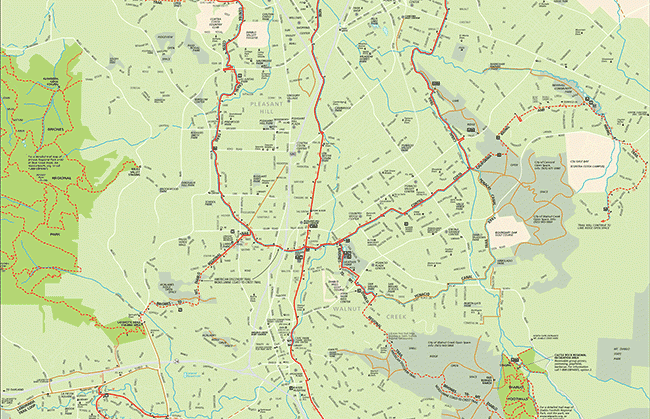 Iron Horse North Trail Map