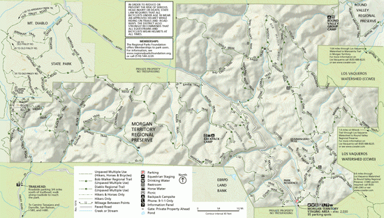 Morgan Territory map