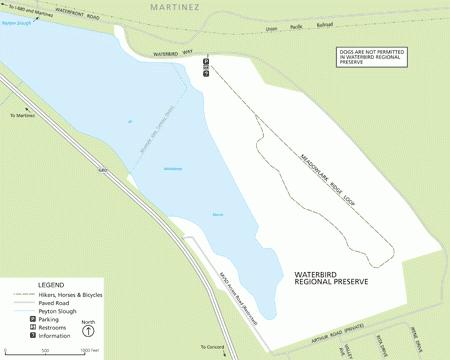 Waterbird Marsh map