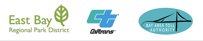 East Bay Regional Park District, Caltrans, Bay Area Toll Authority logos