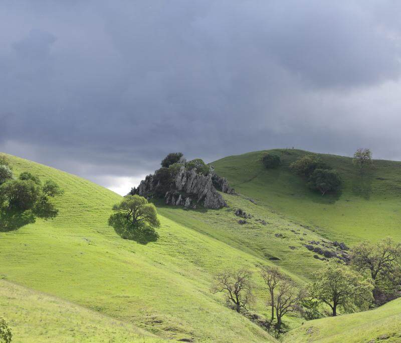 China Wall along the Briones Mt Diablo Trail by Mary Malec