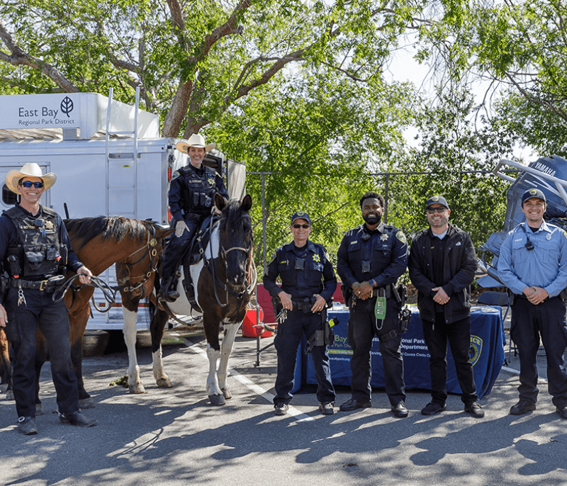Officers from EBRPD Police Department 